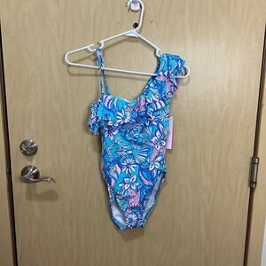 NWT Lilly Pulitzer Caelum Ruffle One-Piece Swimsuit